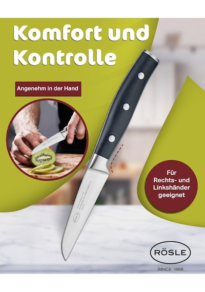 Rösle Tradition Sebze Bıçağı 12102 - Paslanmaz Çelik 9 Cm