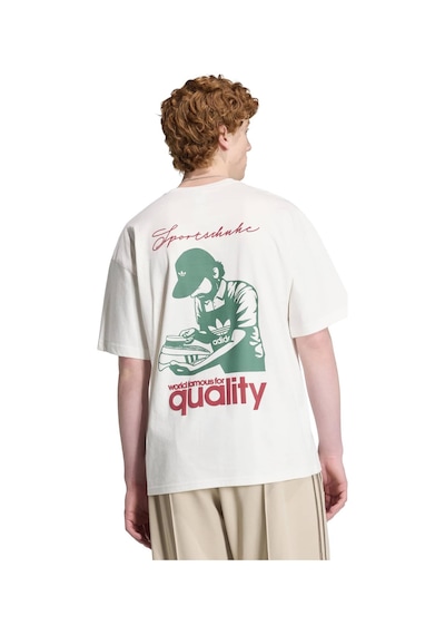 Clowhı Adidas Erkek Günlük T-shirt Quality Tee Ia5976 beyaz