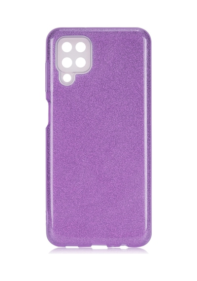Zore Galaxy A12 Kılıf Ogaa Shining Silikon - Mor