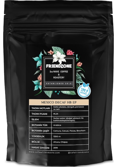 Mexico (Meksika) Decaf Kafeinsiz Yöresel Filtre Kahve 500 G