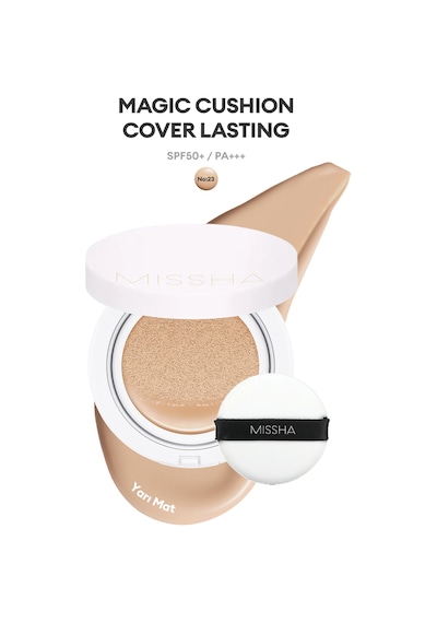 Missha Magic Cushion Cover Lasting Yüksek Kapatıcı Yarı Mat SPF50+ PA+++ Fondöten No.23 15 G