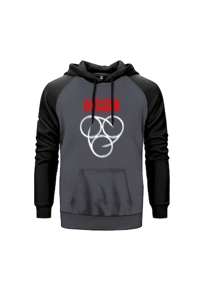 Deicide I Nsineratehymn Gri Renk Reglan Kol Sweatshirt Gri