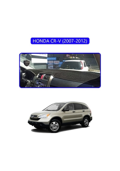 Honda Cr-v 2007-2012torpido Koruma Halısı Mavi Kenar