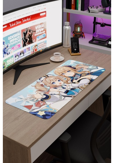 Barbara Genshin Impact Anime Gacha V2 - 70x30 Xl Gaming Mouse Pad Fare Altlığı