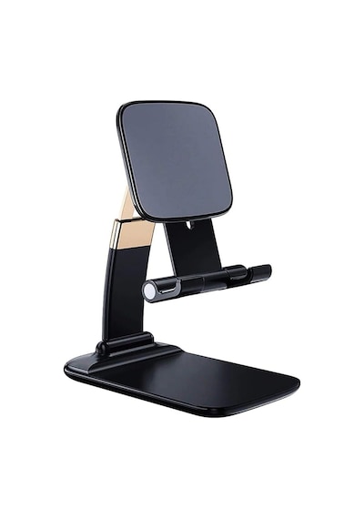 Gold Seri Katlanabilir Masaüstü Telefon Ve Tablet Standı Siyah