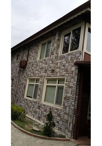 5 Adet X Karma Taş Desenli 3D Strafor Köpük Duvar Kaplama Paneli (446785826)