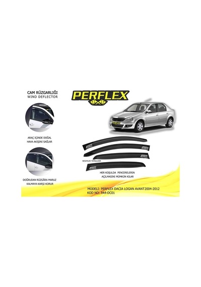 Perflex Pa4-dc01 Cam Ruzgarlıgı Classıc Tıp 4 Parca Logan 2004-2012