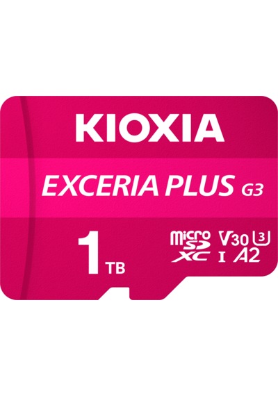 Kioxia Exceria Plus G3 1tb V30 U3 4k Microsd Hafıza Kartı 210/150mb/s Lmpl3m001tg2