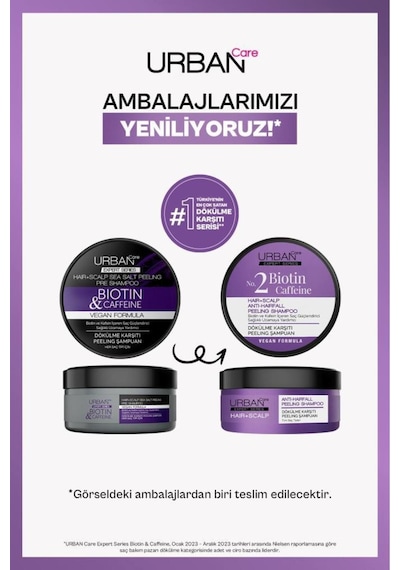 Urban Care Expert Biotin & Kafein Dökülme Karşıtı Peeling Şampuan 200 ML