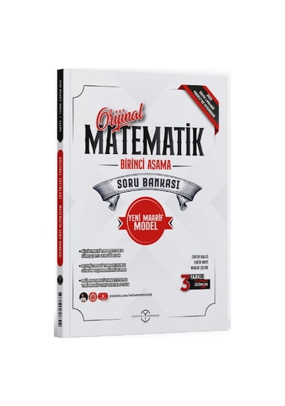 Orijinal Yayınları Matematik 1. Aşama Maarif Modeli Soru Bankası