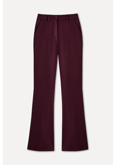 Mudo Kadın Kadın Mürdüm Flare Fit Pantolon 1264449