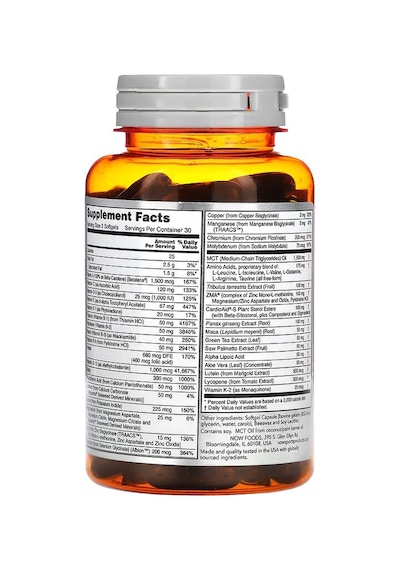 Now Foods, Sports, Men's Active Sports Multi Vitamin