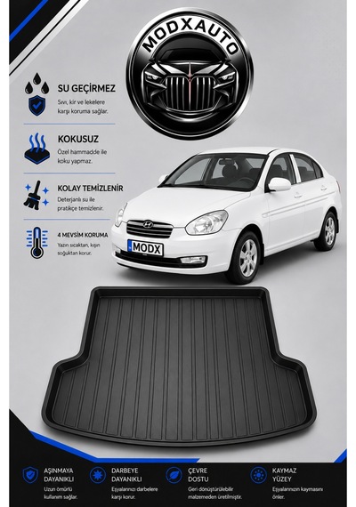 Hyundai Accent Era 2010 Model Araca Özel Bagaj Havuzu Premium A+