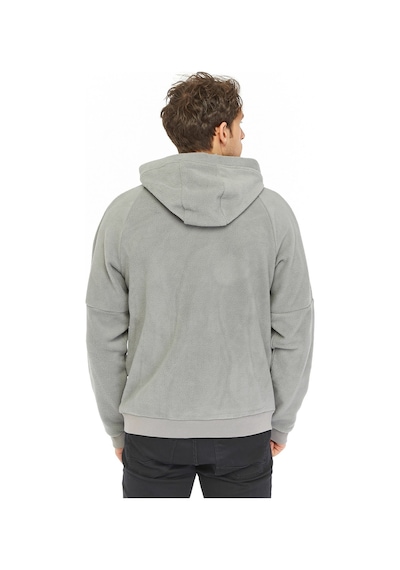 Raru Erkek Kapüşonlu Polar Sweatshirt Dıves Gri
