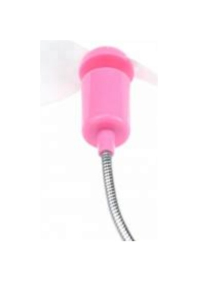 Esnek Mini Usb Vantilatör Serinletici Fan - Laptop Ve Powerbank Uyumlu Taşınabilir Sessiz Soğutucu Pembe