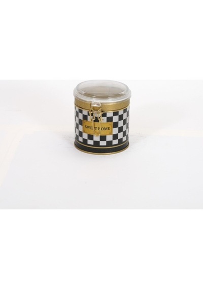 Ef078-17 Checkers Black Swt Home Desenli Baharatlık 0,5 Lt Çok Renkli