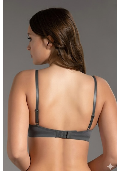 Newbra Penye Push-up Sütyen - Antrasit