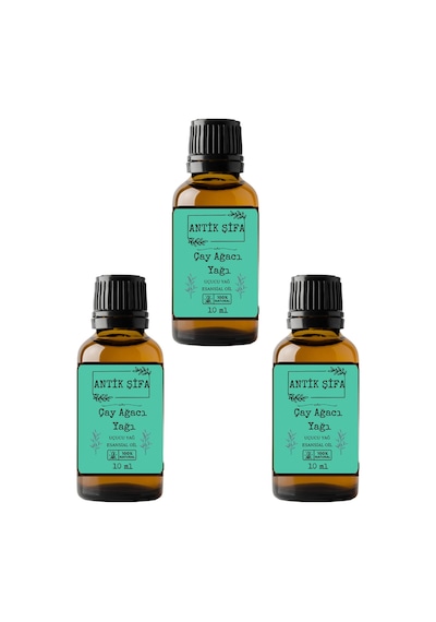 %100 Saf Çay Ağacı Yağı - 3 X 10 Ml 20 ML