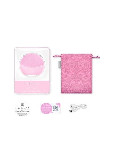 Foreo LUNA Mini 3™ Yüz Temizleme ve Masaj Cihazı Pearl Pink