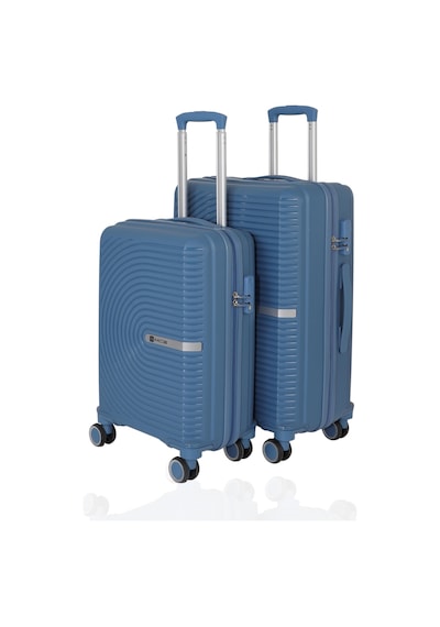 Mçs Polipropilen 2'li Valiz Seti Orta & Kabin V374 Sky Blue