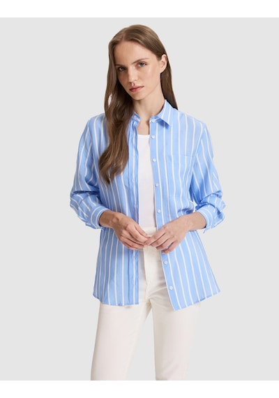 Pierre Cardin Kadın Mavi Gömlek Desenli 50324450-vr249
