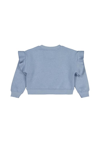 Civil Girls Kelebek Baskılı 2-5 Yaş Sweatshirt Mavi