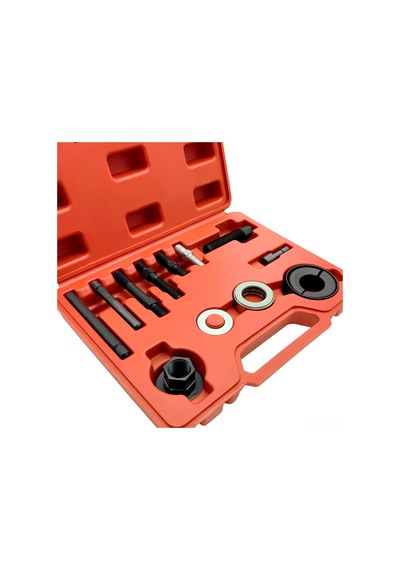 Ximistore9 14 Parça Çelik Kasnak Çekme Ve Takma Takımı, Gm Ford İçin Alternatör Ve Direksiyon Pompası Kasnak Aleti