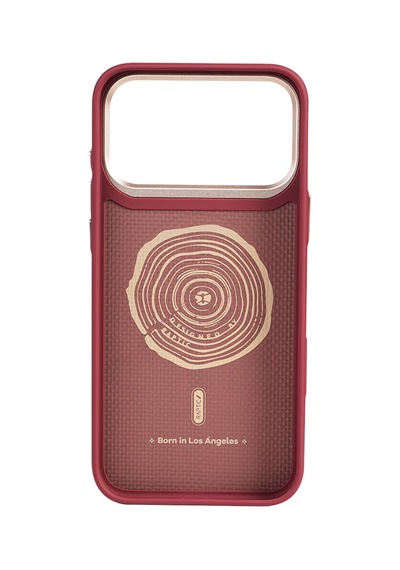 Apple Uyumlu iPhone 17 Pro Max Kılıf M-safe Şarj Özellikli Raptic Aramid Skin Dual Serisi Kapak Kırmızı Kırmızı
