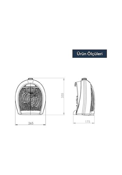 Fanlı Isıtıcı 2000 W Lx-6331 Pembe