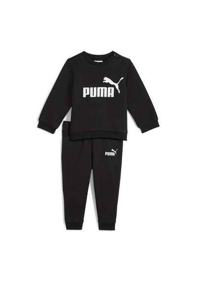 Puma Jogger Set Essentials Crew Fl Bebek Siyah Bisiklet Yaka Eşofman Takımı Siyah