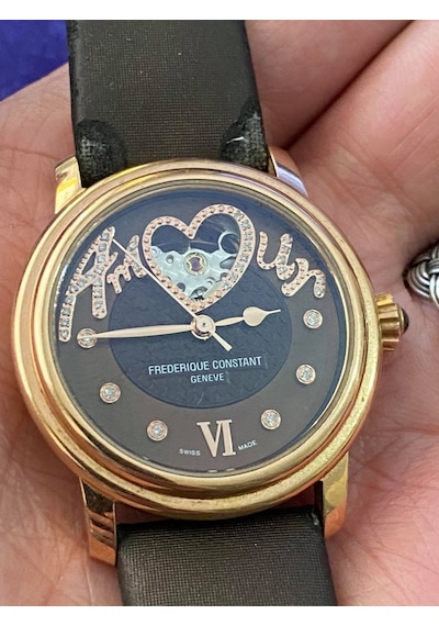 Frederique Constant Fc-310Csq2P4 Deri Kordon Kadın Kol Saati 2.El