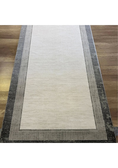 Hoom Rugs Aria 1105 Antrasit Pamuk Tabanlı Modern Halı Antrasit