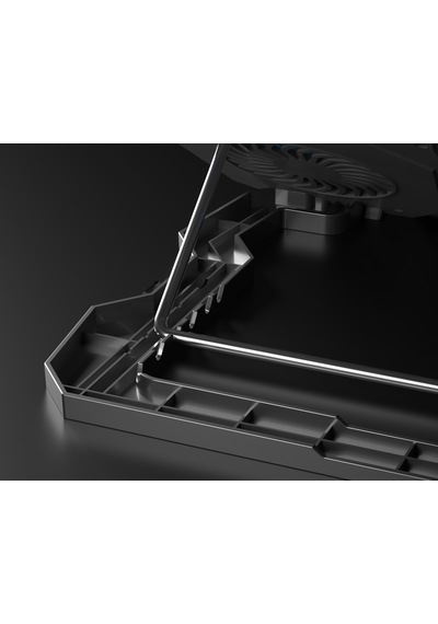 Blueforce Icecore Siyah 5 Fanlı Alüminyum 9-17 Inç Rgb Notebook Soğutucu Stand Sx-25rgb
