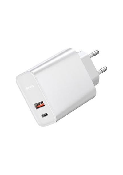 Baseus 30W Hızlı Şarj Adaptörü 1 Usb 1 Type C Girişli 30