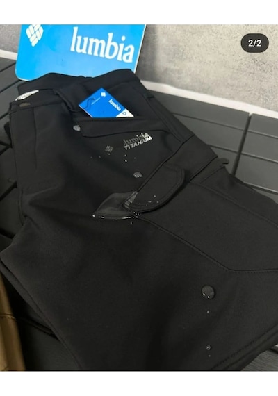 Taktikal & Taktik Kışlık Softshell Su Dayanıklı Ve Rüzgar Geçirmez Outdoor Pantolon Siyah