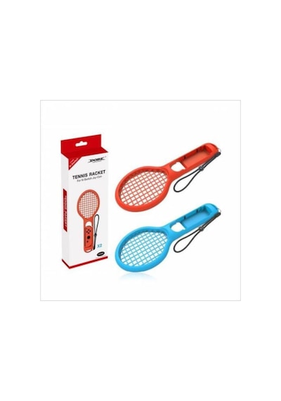 Nintendo Switch Joycon Tenis Raket 2li Paket Dobe Tennis Raket Joy-con