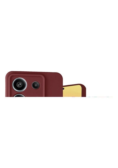 Xiaomi Redmi Note 13 Pro 5g Kılıf Kelvin Kartvizitli Silikon - Bordo Evimdeyokyok