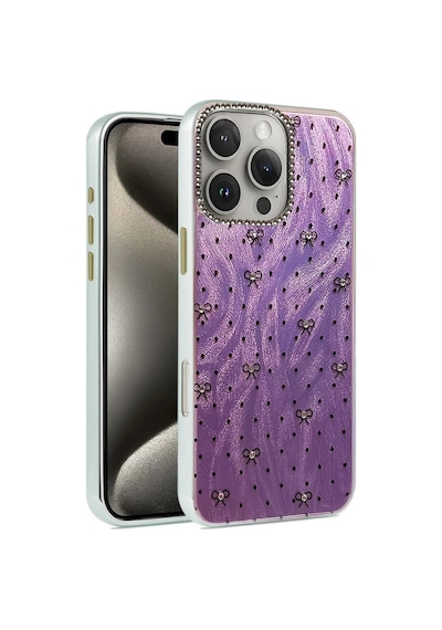 Apple İphone 16 Pro Kılıf Blade Aynalı Desenli Kapak