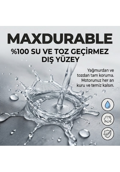 Bajaj Dominar 400 Motosiklet Brandası Su Geçirmez 4 Mevsim Boya Dostu Motor Brandası + Taşıma Çantalı
