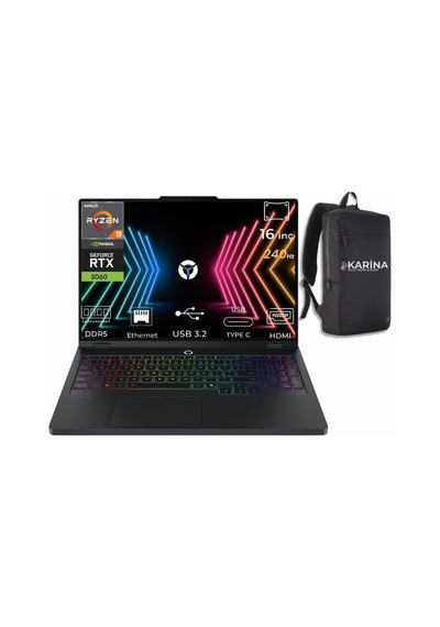 Lenovo Legion Pro 5 16ADR10 83LT005RTR-K13 128 GB 4 TB SSD RTX5060 16" Free Dos Dizüstü Bilgisayar