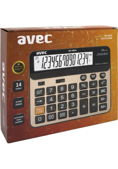Avec Av-h924 Hesap Makinesi Çok Renkli