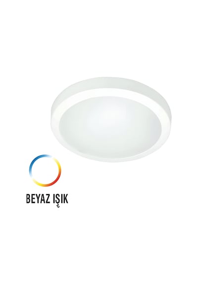 Dekoratif 24w Led Glob Tavan Armatürü- Beyaz Işık - 25cm -2li Pak Beyaz