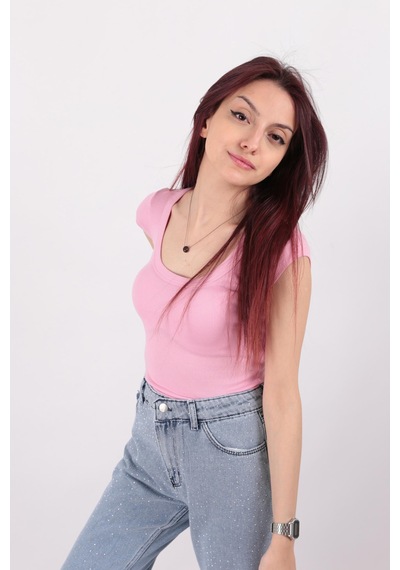 Busem S0016476 Kadın Bluz Şekerpembe