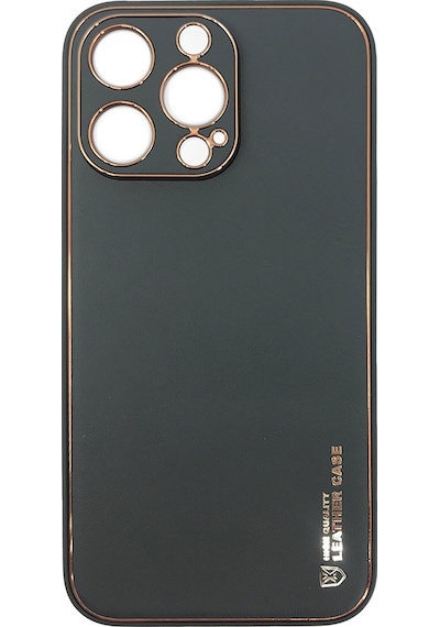 Nettech Apple Uyumlu iPhone 13 Pro Coco Leather Seri Arka Koruma Kılıf - Beyaz Beyaz