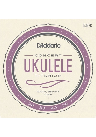 D'addario Ej87C Concert Ukulele Takım Tel