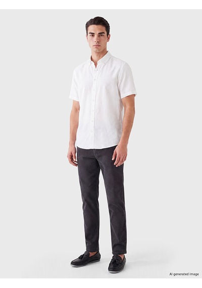 Lcwaıkıkı Classic Antrasit Regular Fit Kadife Erkek Pantolon