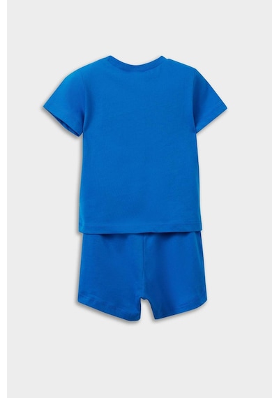DeFacto Erkek Bebek Superman Pijama Takımı Kısa Kollu Penye Üst Beli Lastikli Şort E1189A525HSBE64