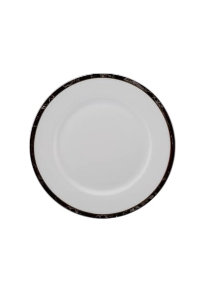 Karaca Damalı Çizgi Porselen Pasta Tabağı 19 cm