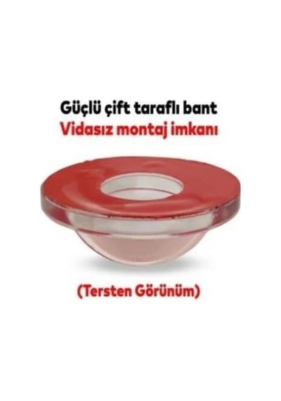 Çok Amaçlı Yapışkanlı Şeffaf Duvar Kapı / Pencere / Duvar Tamponu Stoperi, Stopperi