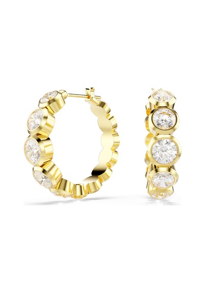 5711483 Swarovski Küpe Imber:pe Mn Hoop Whıte/gos Metalik